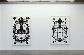 Review: Timothy Curtis Survives Incarceration With Inkblot Paintings