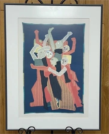 Artwork by Ela Monsen, Resistance II - Day of the Russian Invasion of Czechoslovakia, Made of lithograph