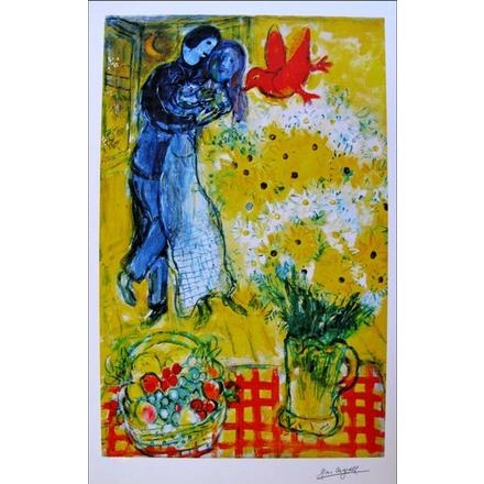 Lovers And Daisies - Marc Chagall