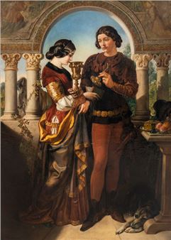 Daniel Maclise
(British, 1806-1870)
The Loving Cup, 1859 - Daniel Maclise