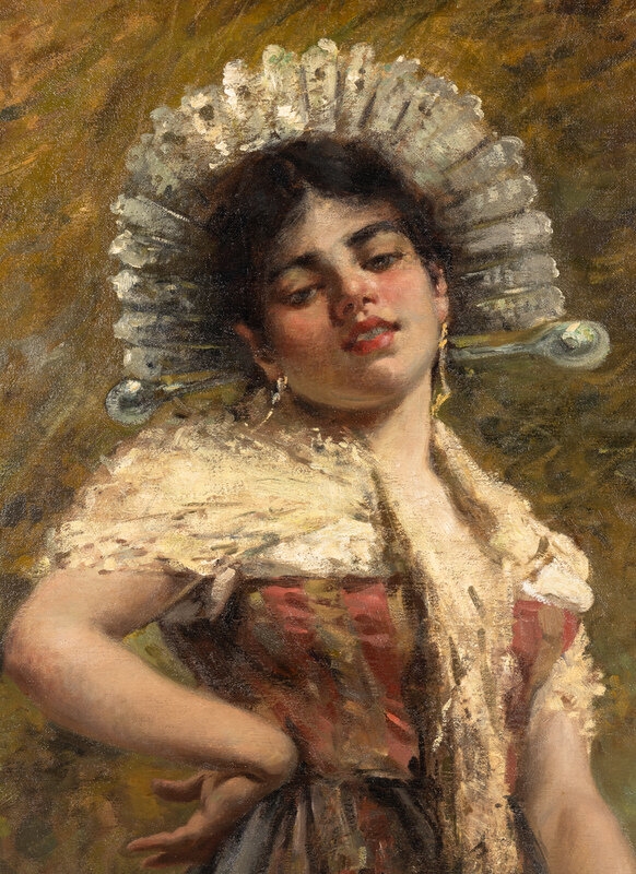 Egisto Lancerotto | Egisto Lancerotto (Italian, 1847-1916) Giovanna ...