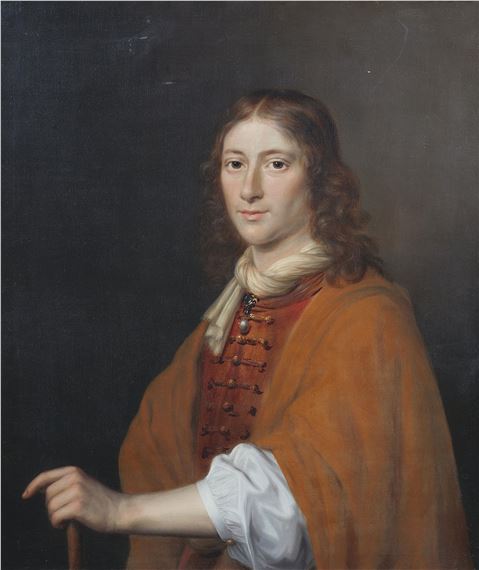 Cornelis Janson van Ceulen II, attributed to Portrait of a young Man (Tronie)  (relined - Cornelis Jonson van Ceulen the Younger