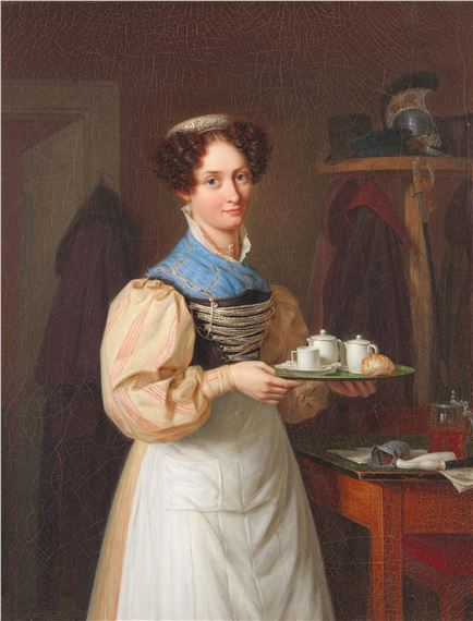 Georg Wilhelm Wanderer | Georg Wilhelm Wanderer Young waiter in ...