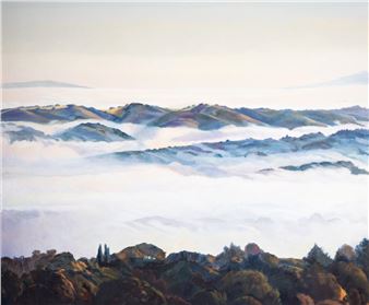 Fog Over Portola Valley - Ann Hogle