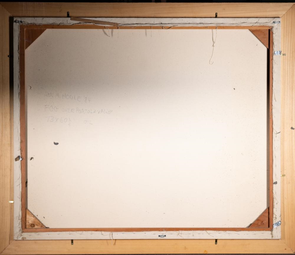 Artwork by Ann Hogle, Fog Over Portola Valley, Made of oil on canvas