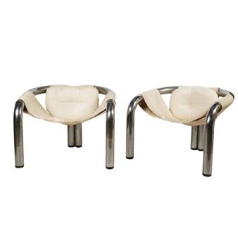 Byron Botker: Pair of Palo Alto Lounge Chairs - Byron Botker