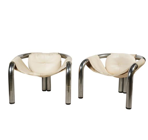 Byron Botker: Pair of Palo Alto Lounge Chairs by Byron Botker, 1970s