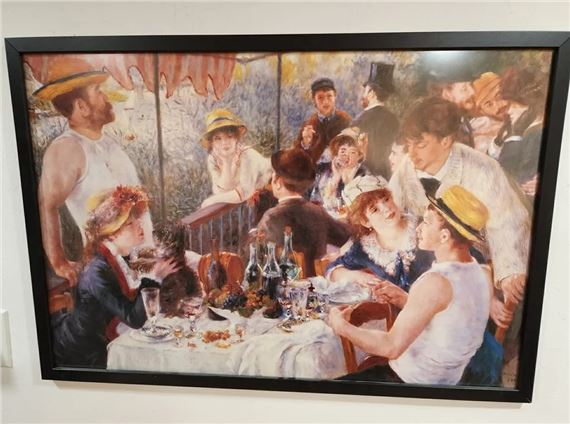 Pierre-Auguste Renoir | Luncheon of the Boating Party by Renoir | MutualArt