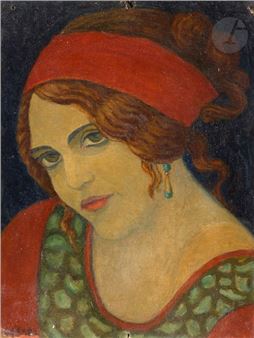 Self-portrait - L. Ciechanowska