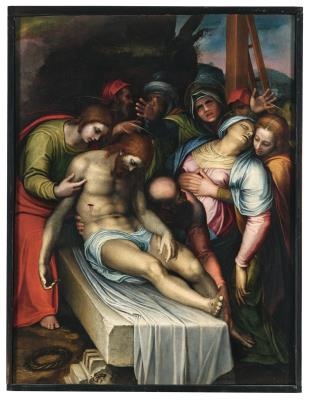 The Entombment of Christ by Marcello Venusti