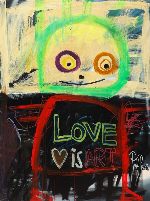 Love is also art by Poul Pava