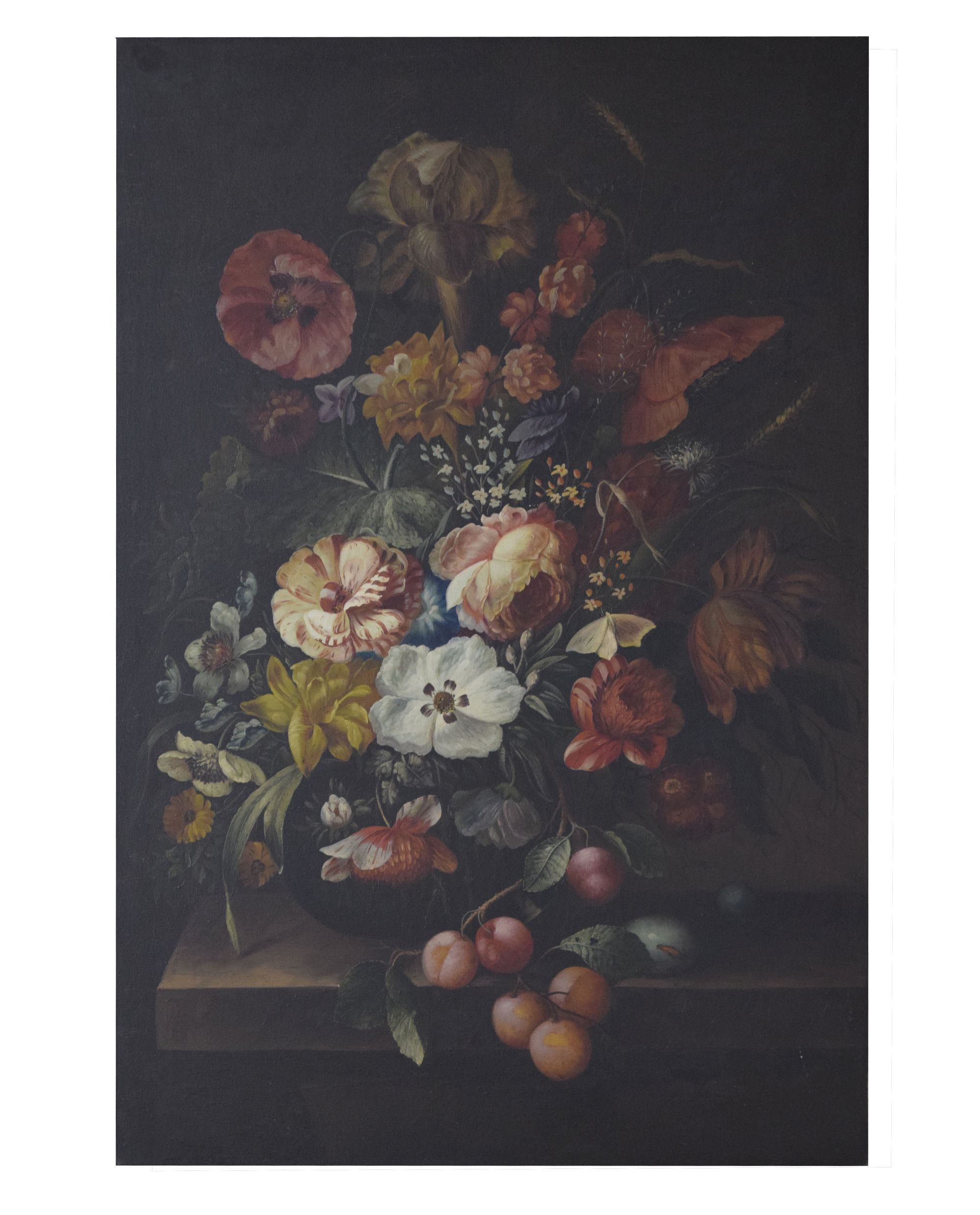 Still life with flowers - Continental School, 20th Century