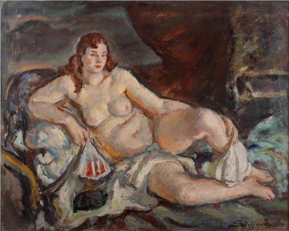 Odalisca (La cortigiana by Ottavio Steffenini