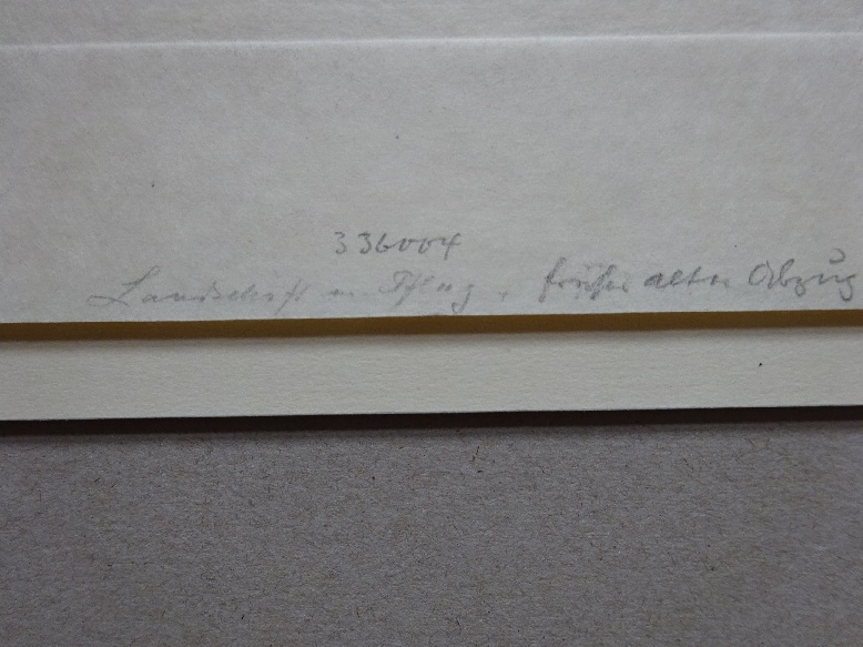 Artwork by Hans Thoma, Landschaft mit Pflug