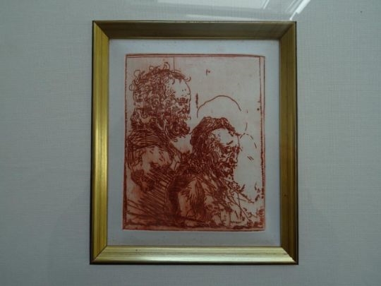 Artwork by Edgar Mrugalla, Mrugalla - Radierung