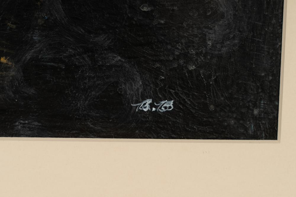 Artwork by Betty Brown, Otter, Made of watercolor and gouache on paper