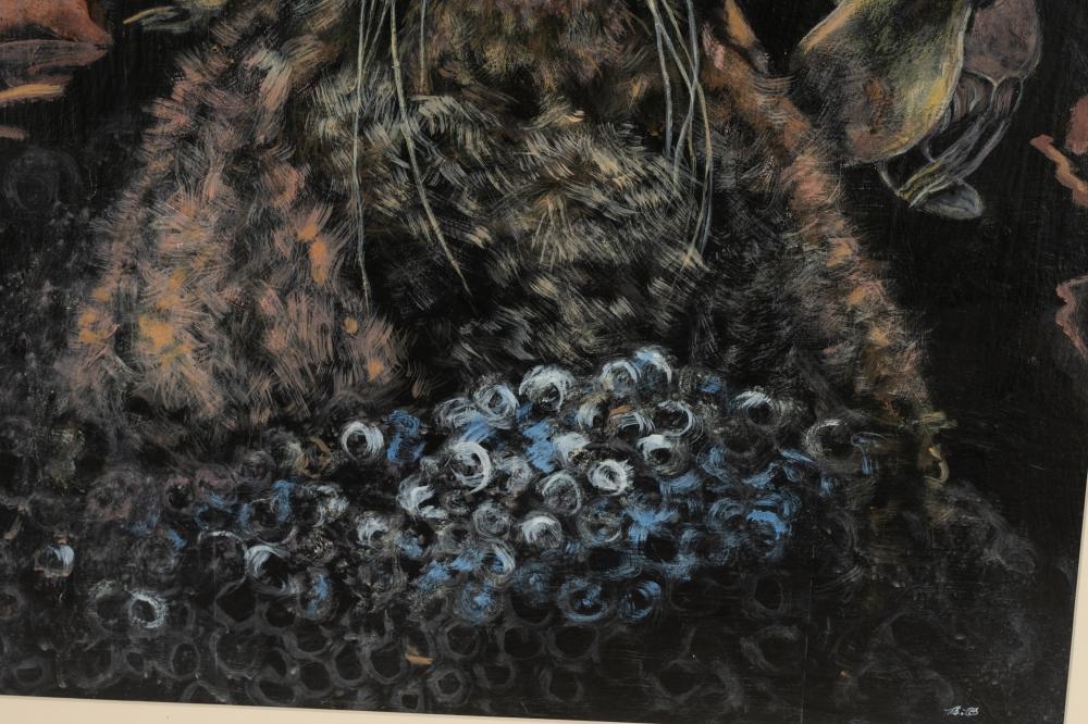 Artwork by Betty Brown, Otter, Made of watercolor and gouache on paper