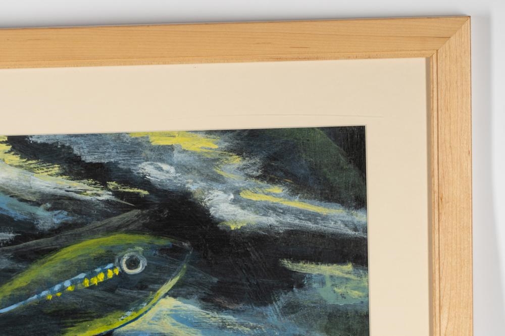 Artwork by Betty Brown, Otter, Made of watercolor and gouache on paper