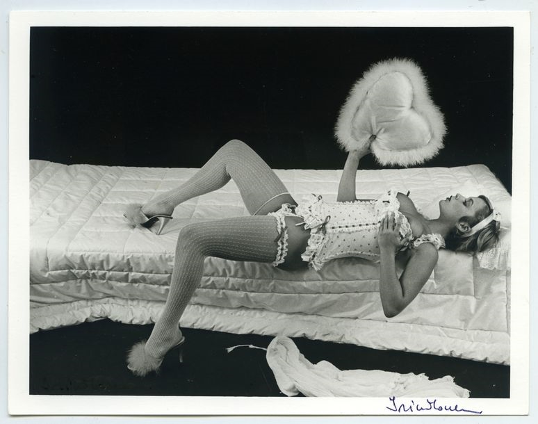 Waiting, white lingerie, circa 1980 - Irina Ionesco