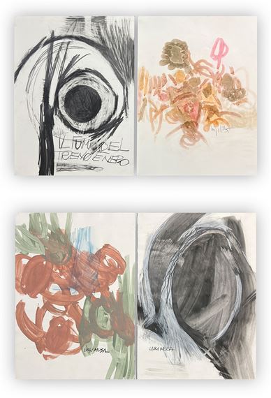 Lotto unico di 4 opere by Luigi Musa