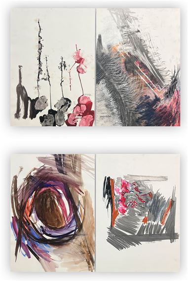 Lotto unico di 4 opere by Luigi Musa