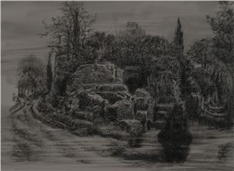 Nagasawa Hideyuki: C-Transmission Drawings Ⅱ: Necropolis – Island - Gallery MoMo Ryogoku