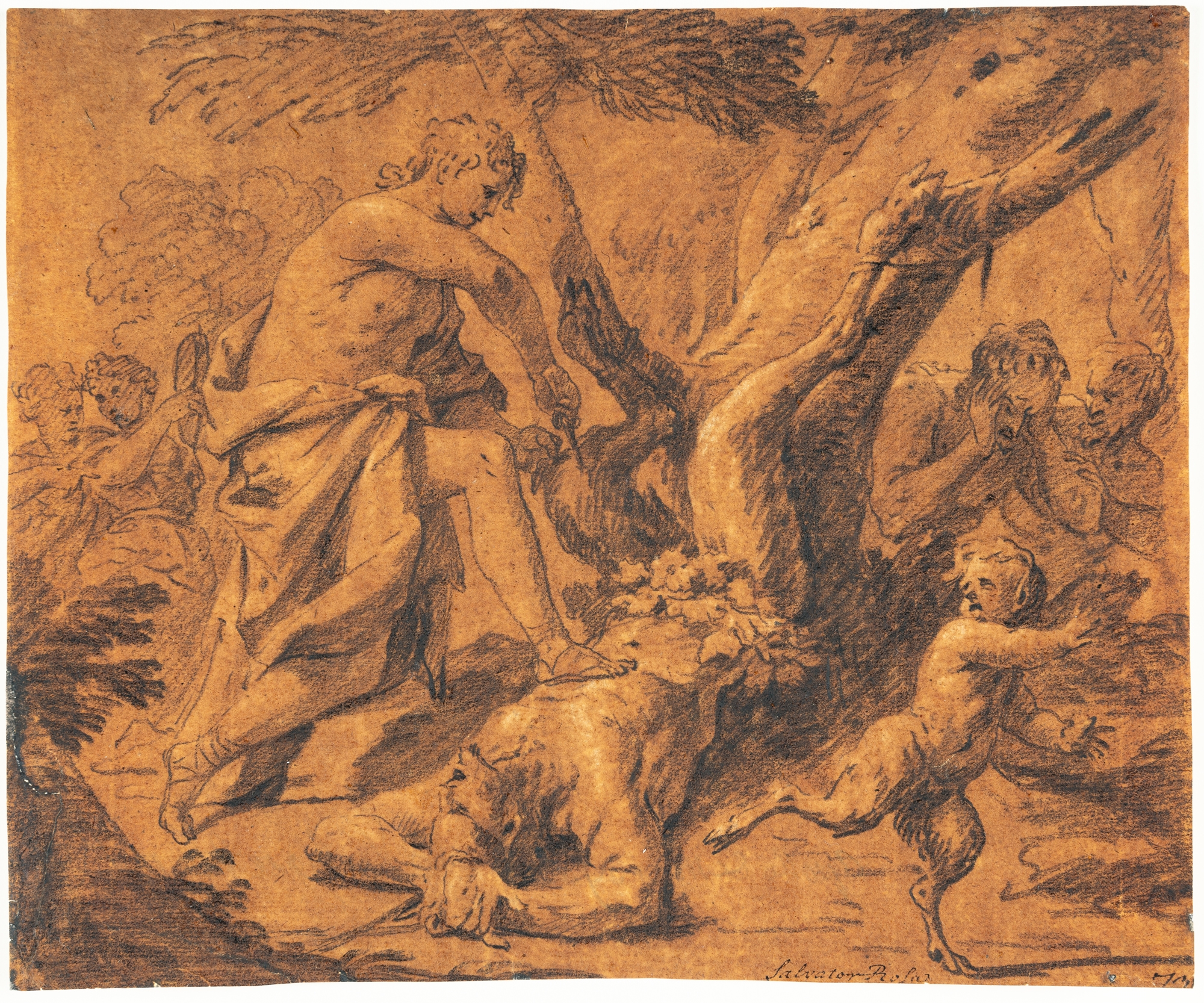 Francesco Trevisani | Apoll schindet Marsyas (Circa 1680) | MutualArt