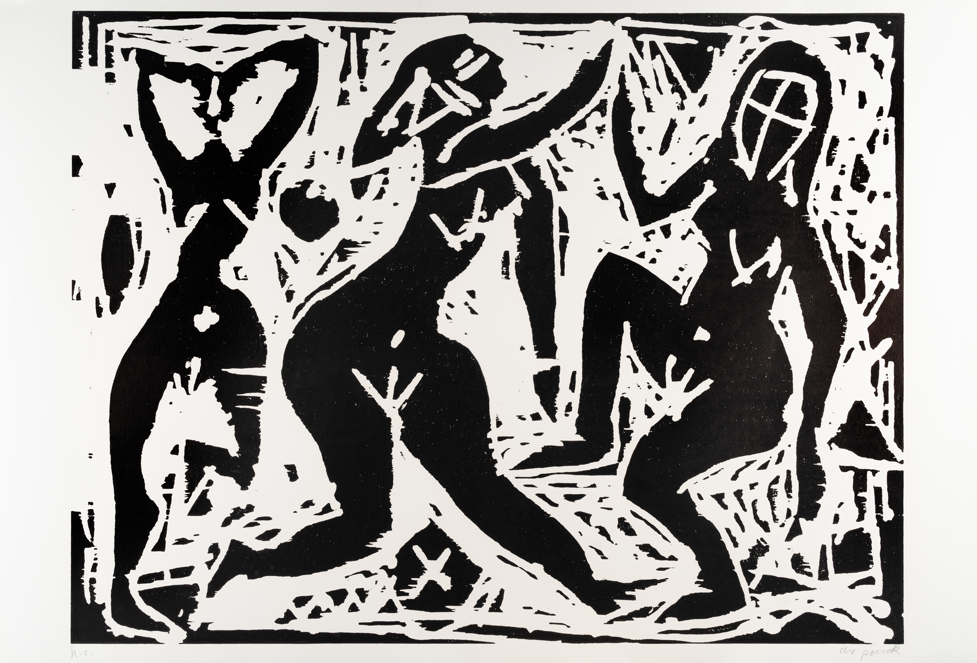 Die Drei-Frauen-Maschine - A.R. Penck