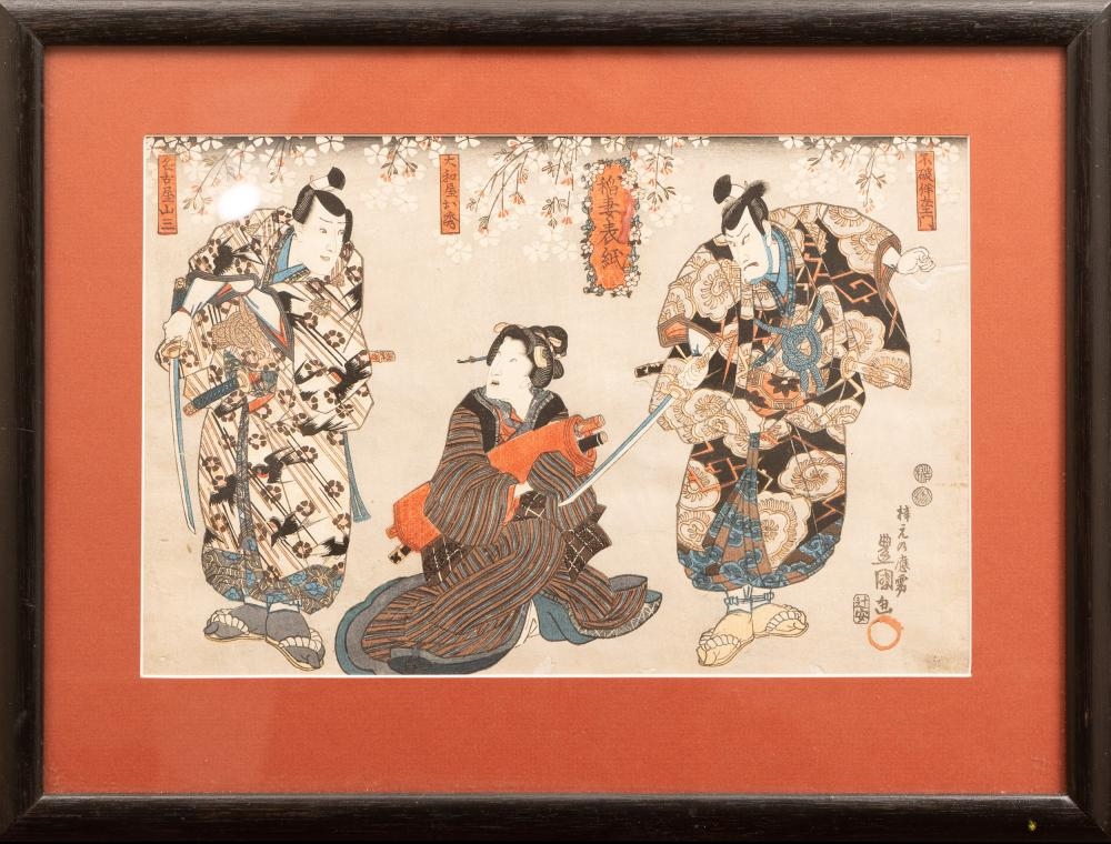 Kabuki scene - Utagawa Toyokuni