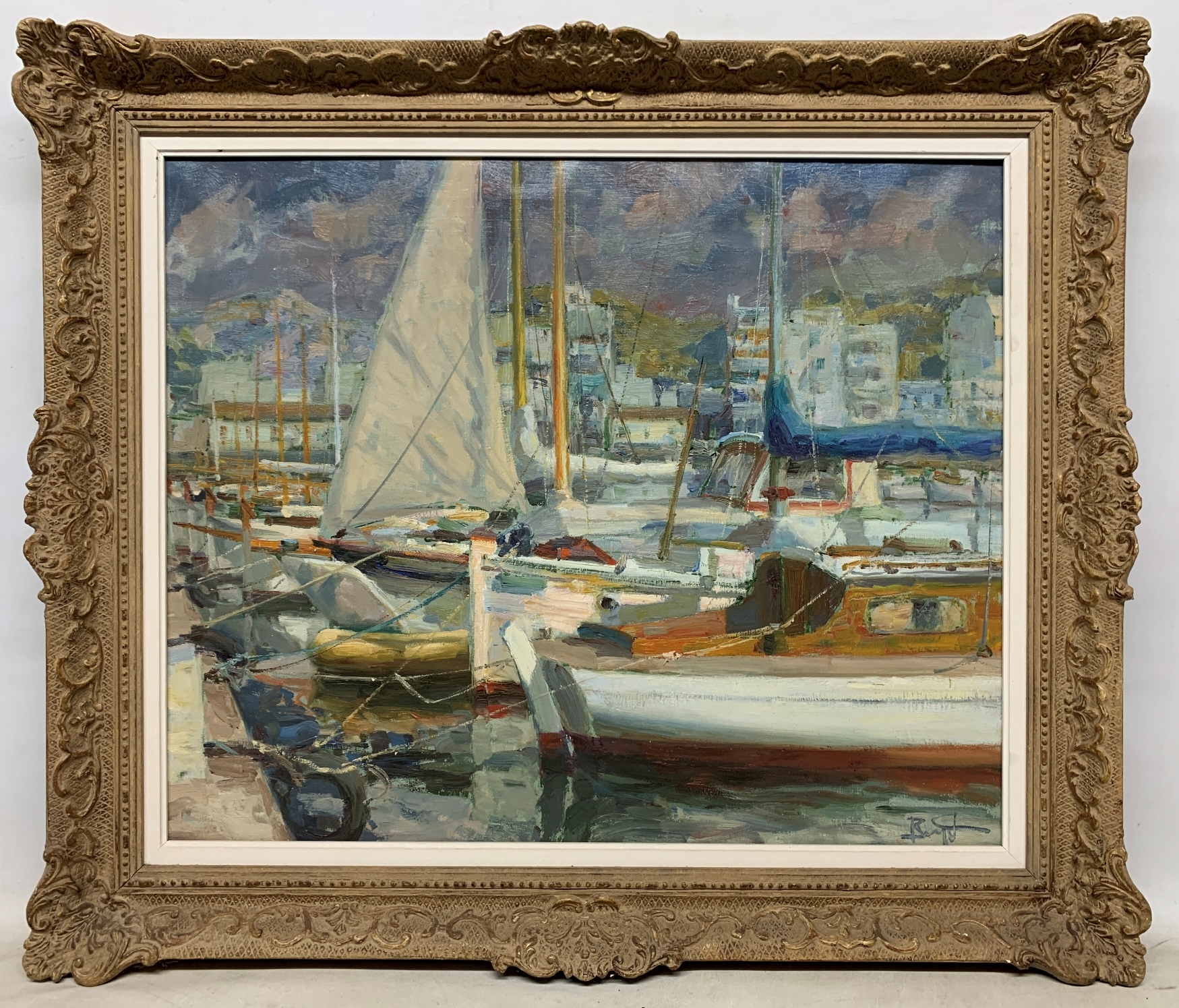 Artwork by Jordi Baget Ballester, Marina, Made of oil on canvas