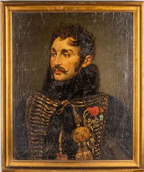 Ecole FRANCAISE du XIXe siècle, suiveur du... - Lot 11 - Métayer-Mermoz Maison de Ventes aux Enchères Nevers - Baron Gros