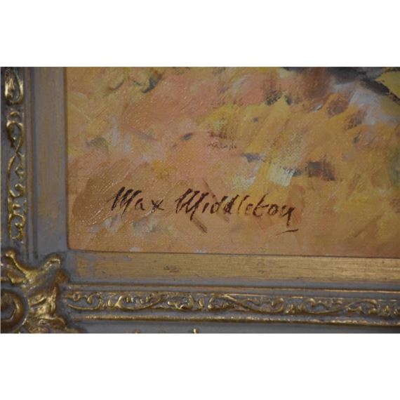 Max Middleton | Max Middleton- Golden Landscape, oil on canvas ...