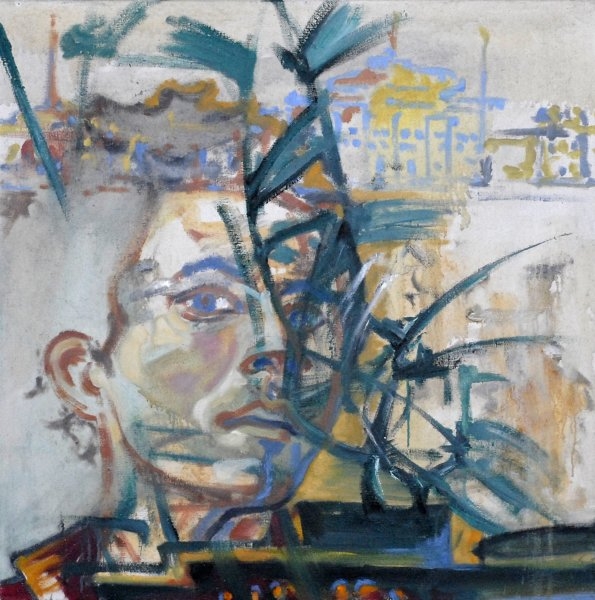 Artwork by Libor Veselý, Untitled, Made of oil on canvas