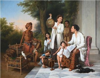 The bird seller - Jan Daniel Beynon