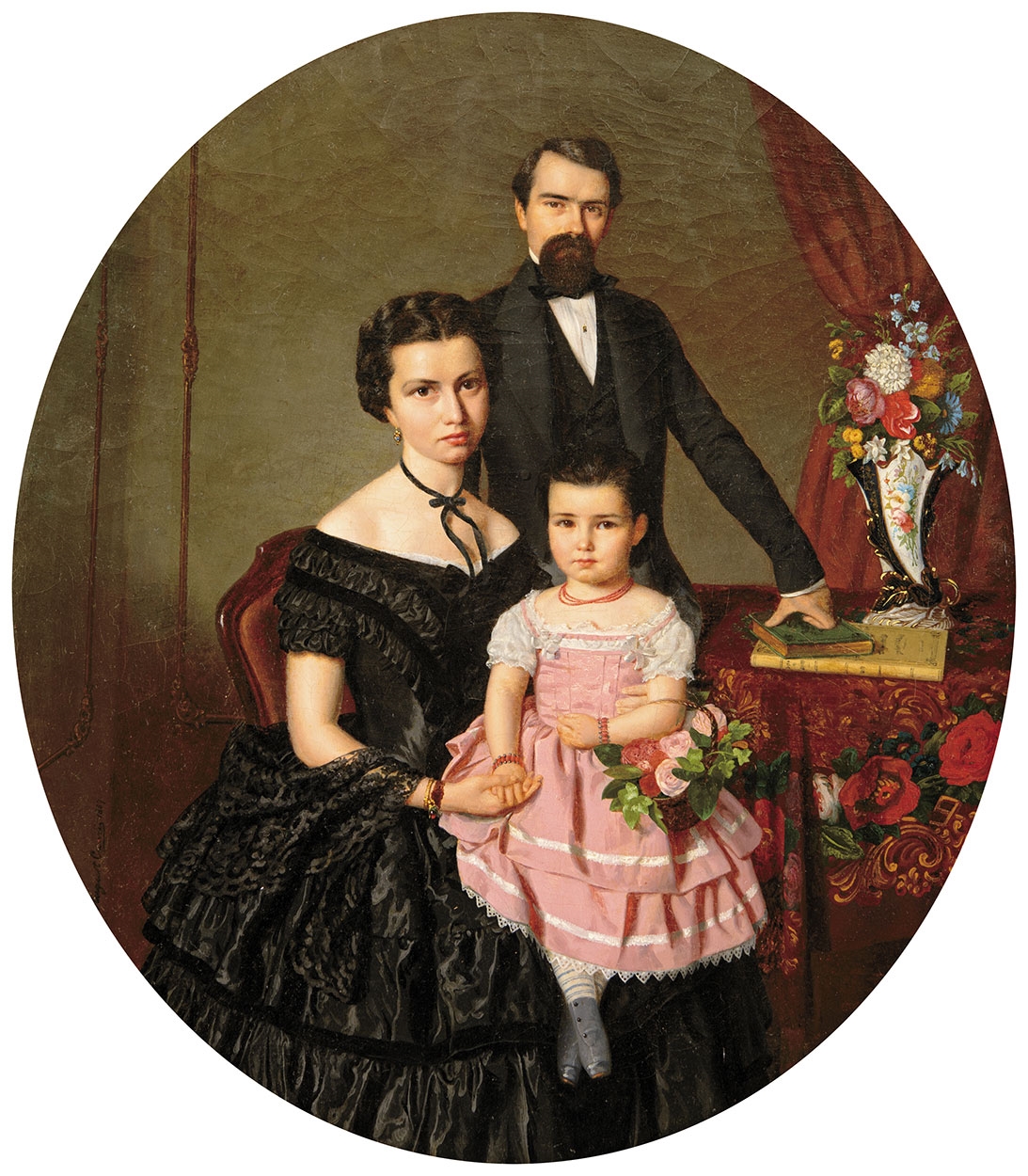 The Wabrosch Family by August Alexius Canzi, 1857
