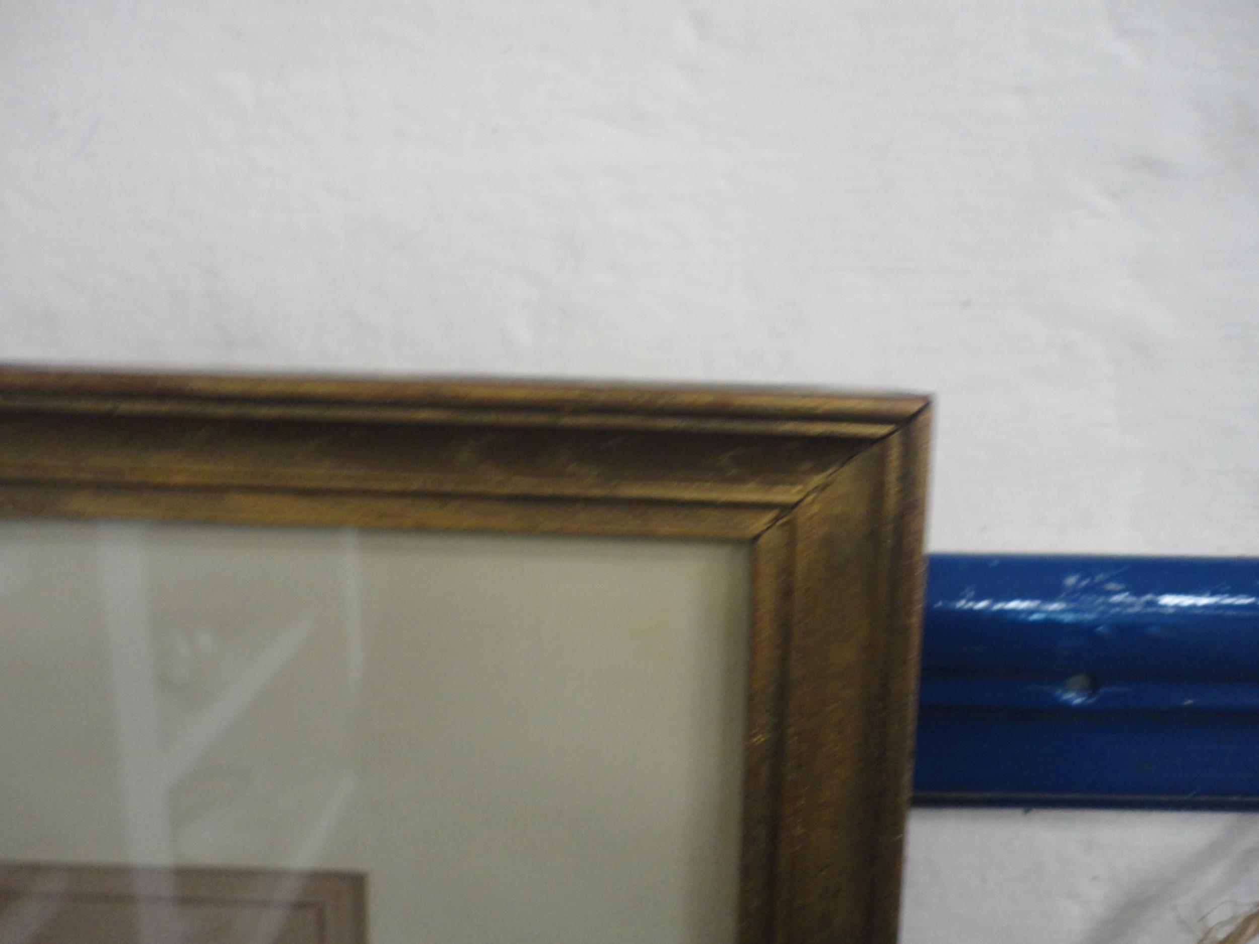 Artwork by D. Law, Lake scene with town to the background, Made of Watercolour