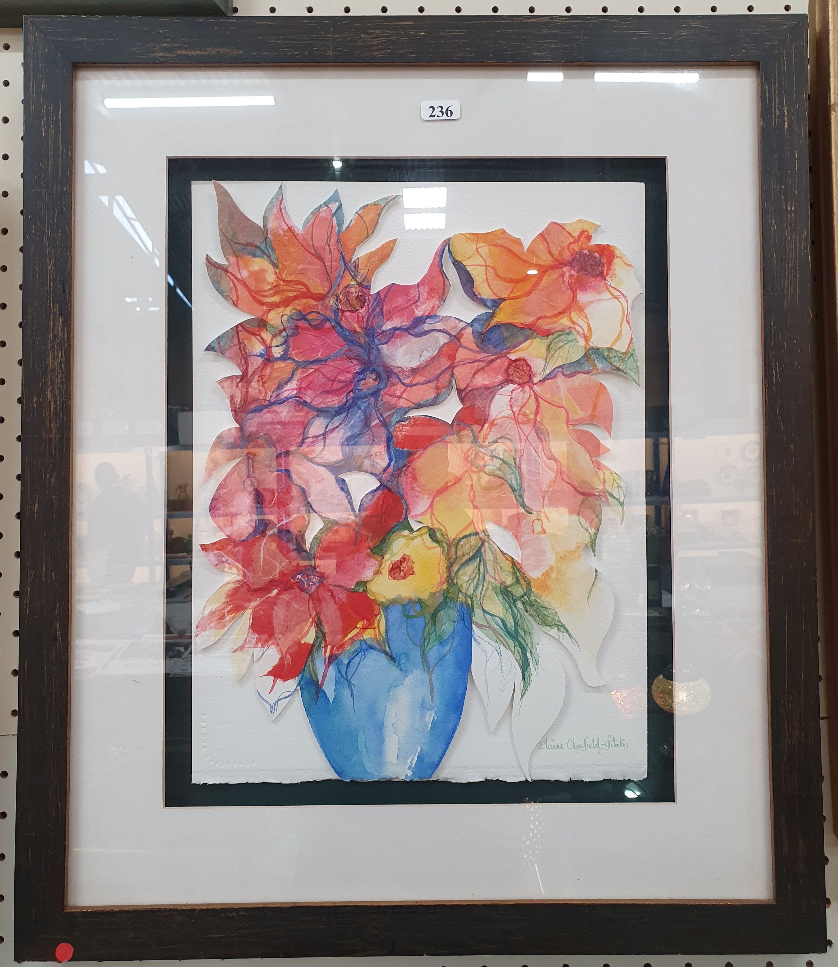 Artwork by Elaine Clarfield-gitalis, ELAINE CLARFIELD-GITALIS (Canadian born 1948), Made of mixed media