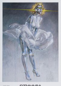 空山基　SEXY ROBOT MONROE, 2018 Lithograph “Sexy robot Monroe” from Hajime Sorayama - Dope