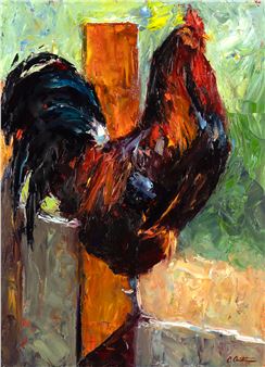 Cheri Christensen (1961- ), On the Fence - Cheri Christensen