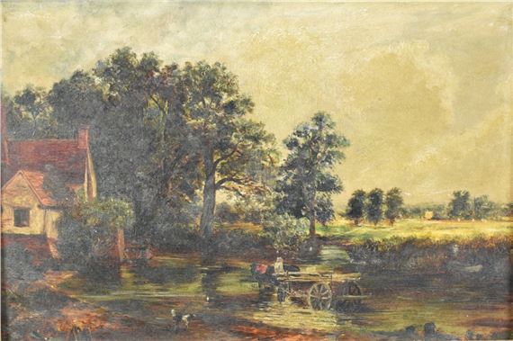 The Haywain by John Constable, late 19th/early 20th century