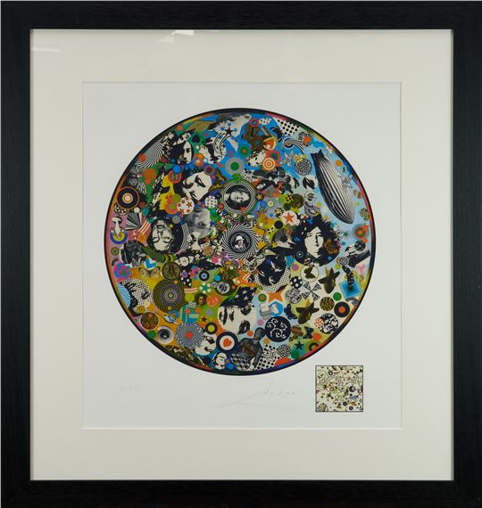 Richard Drew | Led Zeppelin III album pin wheel | MutualArt