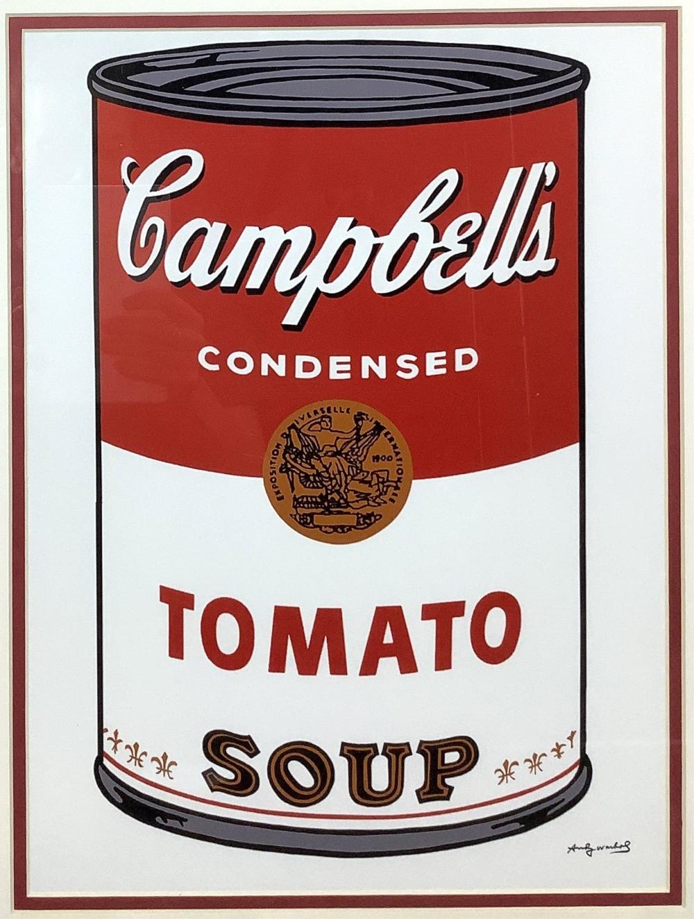 Andy Warhol “Campbell's Tomato Soup Can” Print - Andy Warhol