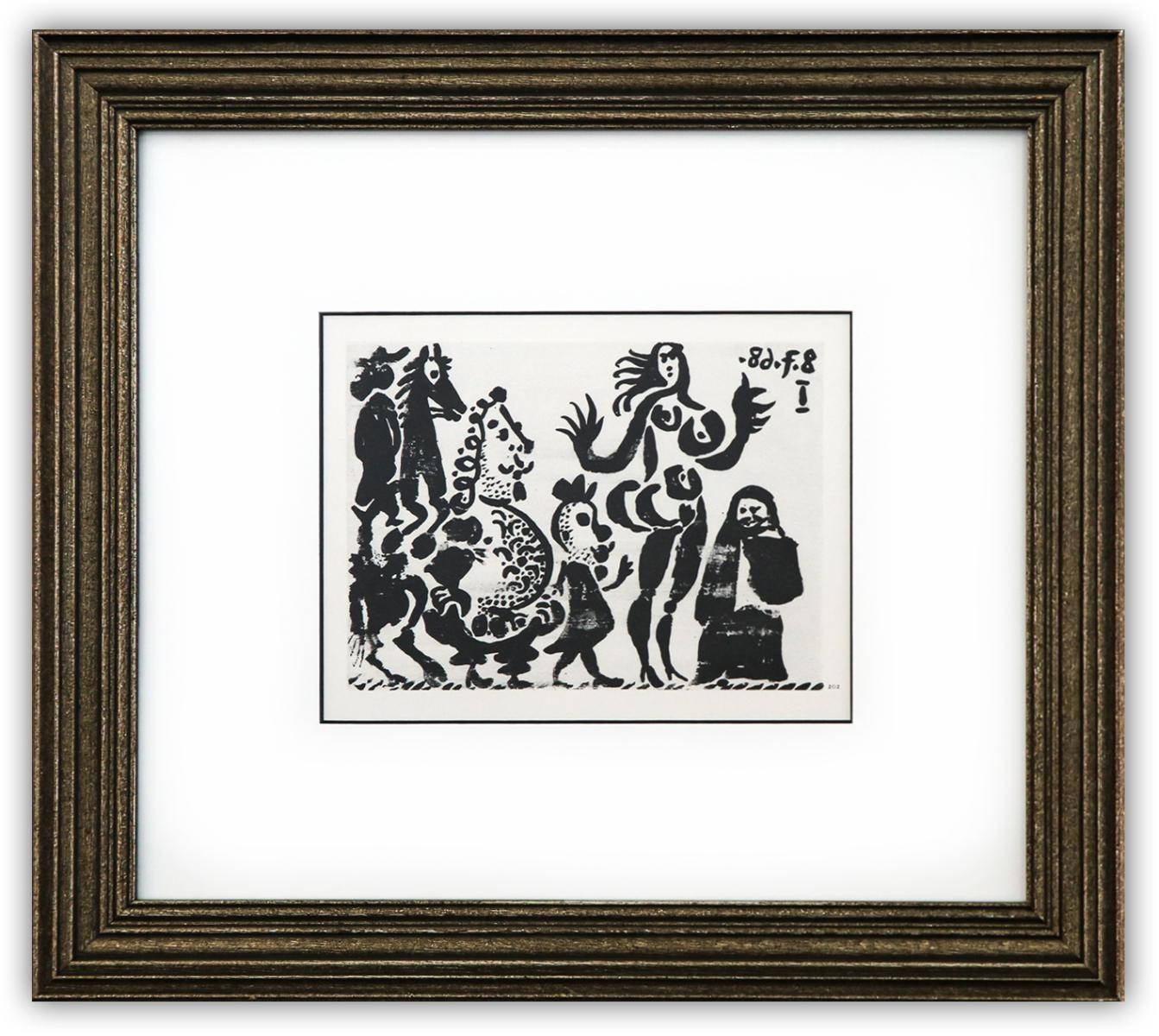 Pablo PICASSO : Petit nu couché - Lithographie signée