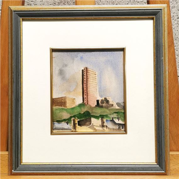 Tour de l'Europe au Kirchberg by Charles Bech, dated 1973