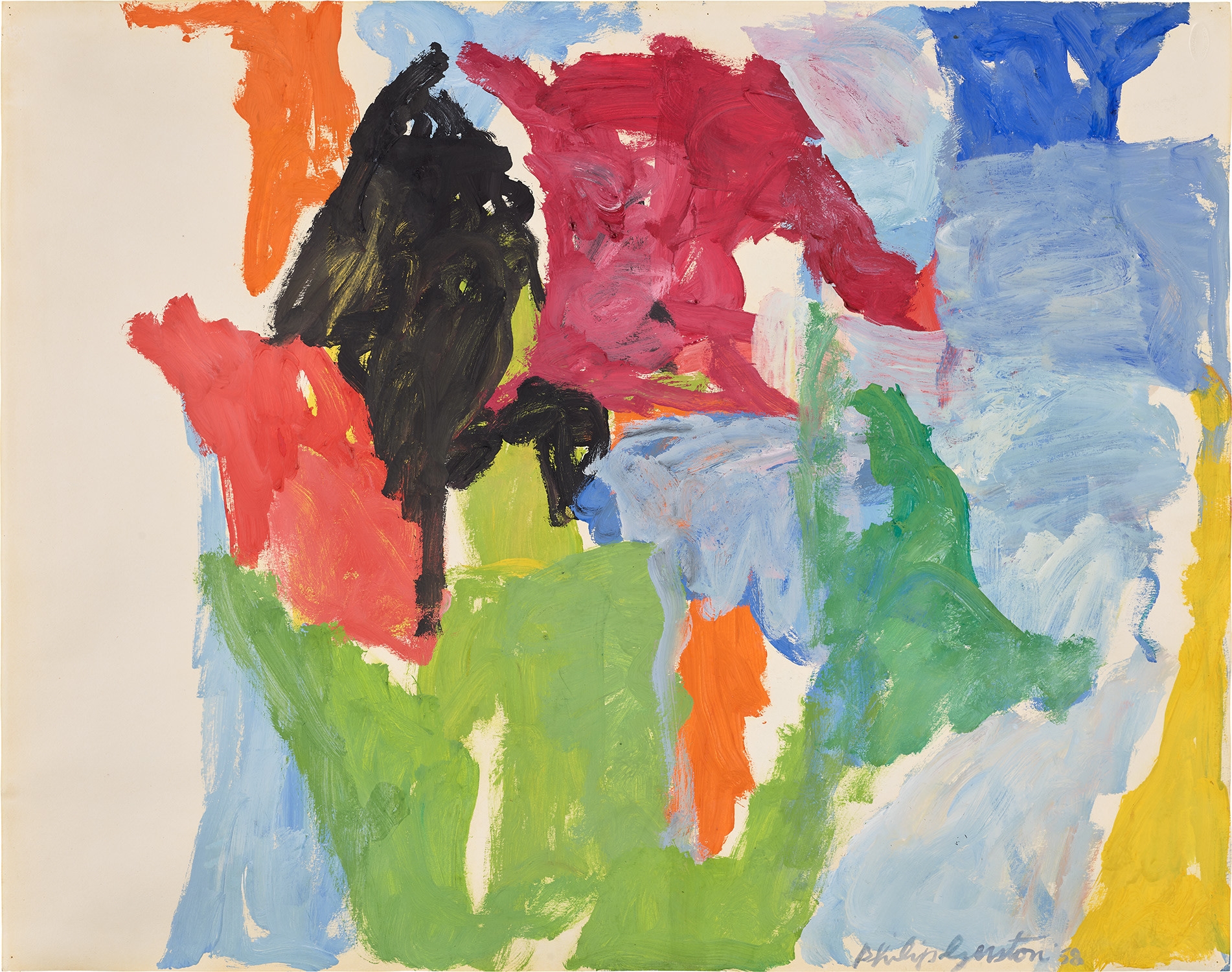 Philip Guston Painter in Bed and Shoe (Two Works) MutualArt