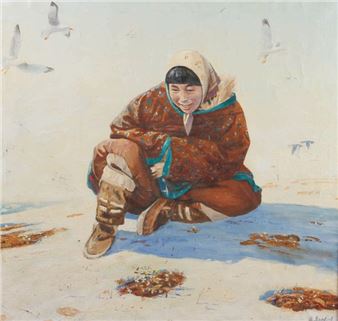 Chukotka Polar Miracle Oil on canvas - Andrei Yakovlev