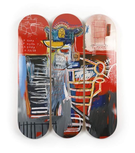 Set of 3 rolling boards - Jean-Michel Basquiat