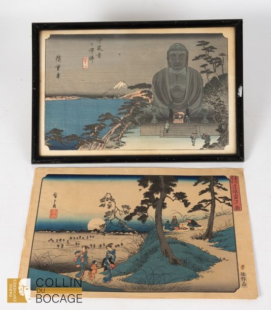 . Lot of two prints - Utagawa Hiroshige