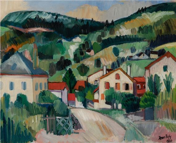 Le Val-d'Ajol (Vosges), 1920 by Jean Dufy, 1920