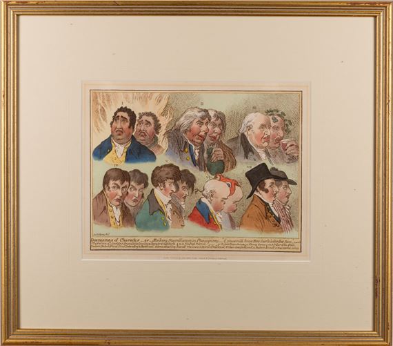 near the Bank by James Gillray, 1797
